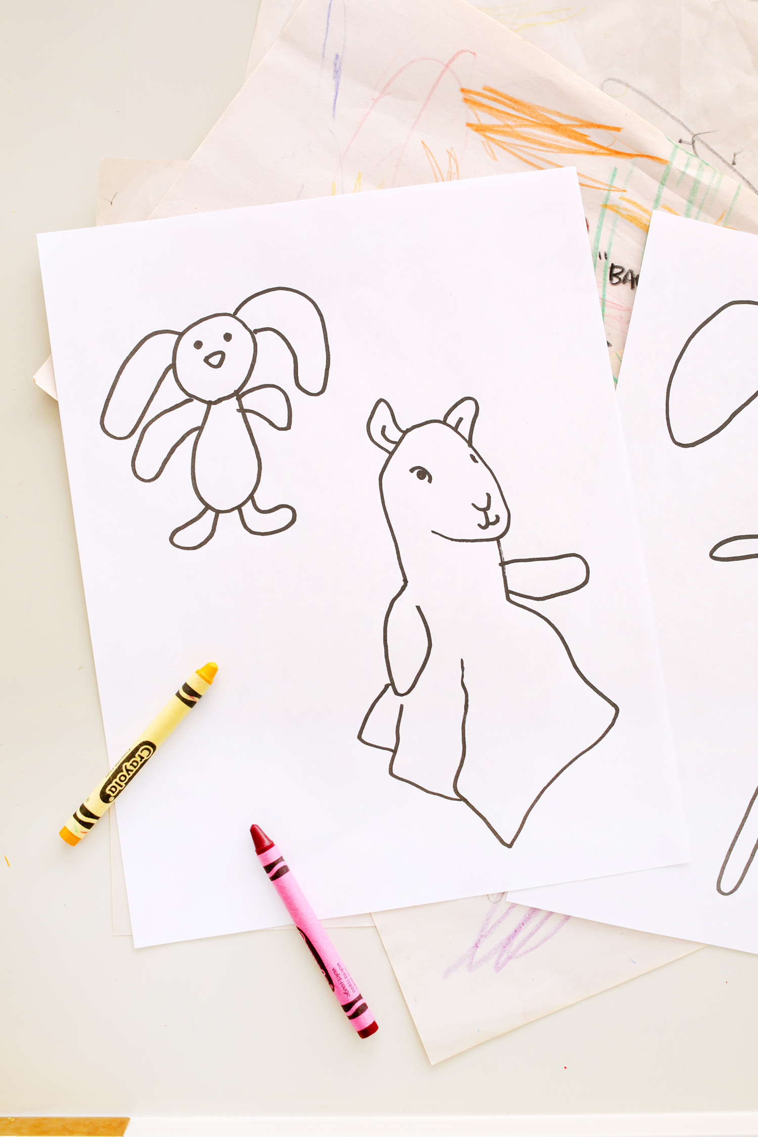 Stuffed Animal/Lovie Coloring Pages For Lola